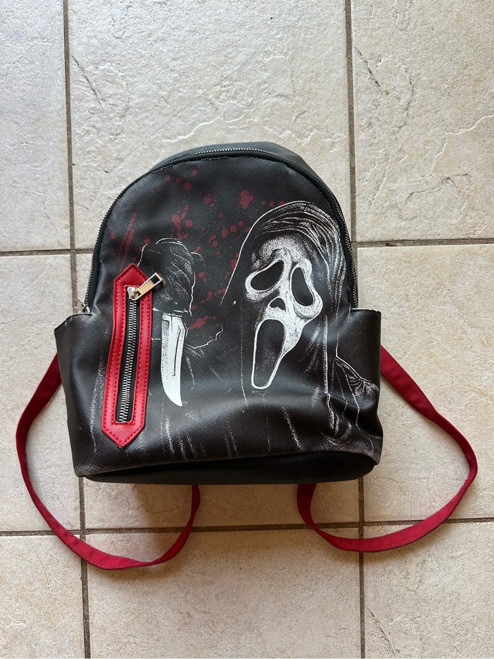 Ghost Face Scream Small Backpack Halloween